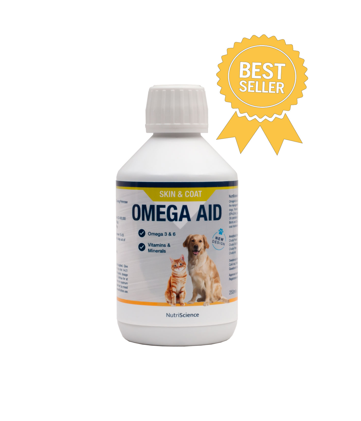 Omega Aid Supplement for Dogs NutriScience Pet Equine Supplements